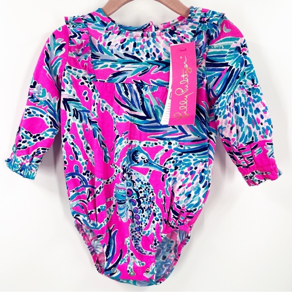Lilly Pulitzer Velma Bodysuit Mandevilla Pink